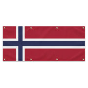 Drapeau norvège polyester résistant usage extérieur intensif
