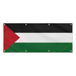 Grand drapeau palestine polyester résistant huit œillets
