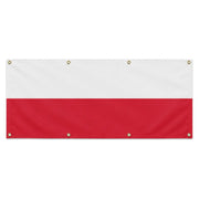 Drapeau pologne en polyester résistant aux intempéries