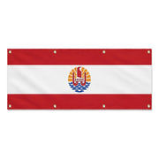 Drapeau polynésie française polyester résistant aux intempéries