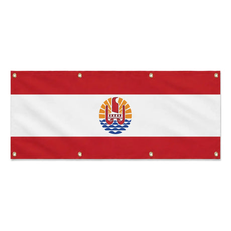 Drapeau polynésie française polyester résistant aux intempéries
