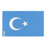 Drapeau de la première république du Turkestan Oriental en plusieurs tailles 100 % polyester Imprimer avec Double ourlet - Pixelforma