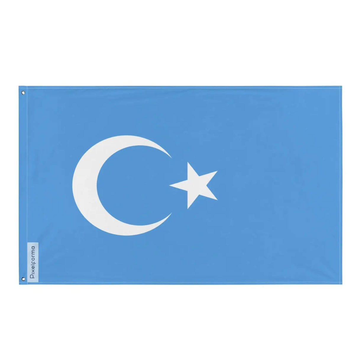 Drapeau de la première république du turkestan oriental plusieurs tailles en polyester - pixelforma