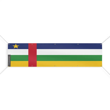 Drapeau de la République centrafricaine 10 Oeillets en Plusieurs Tailles (XL) - Pixelforma 