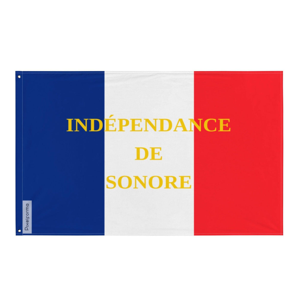 Drapeau de la République de Sonore en plusieurs tailles 100 % polyester Imprimer avec Double ourlet - Pixelforma