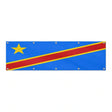Drapeau de la république démocratique du Congo grand format XL en polyester avec dix œillets