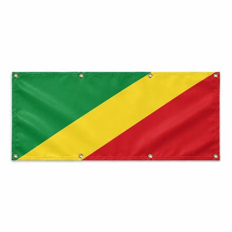 Drapeau république du congo polyester résistant intempéries