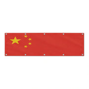 Drapeau de la  Chine grand format XL en polyester avec dix œillets
