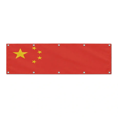 Drapeau de la  Chine grand format XL en polyester avec dix œillets