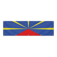 Drapeau de La Réunion grand format XL en polyester avec dix œillets