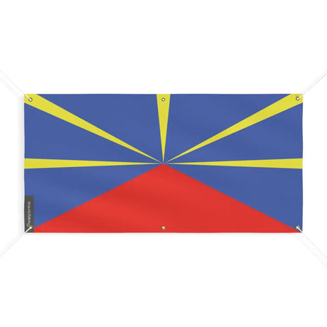 Drapeau de la réunion 6 oeillets en plusieurs tailles (m) - pixelforma