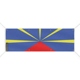 Drapeau de La Réunion 8 Oeillets en Plusieurs Tailles (L) - Pixelforma 