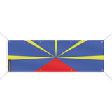 Drapeau de La Réunion 8 Oeillets en plusieurs tailles - Pixelforma