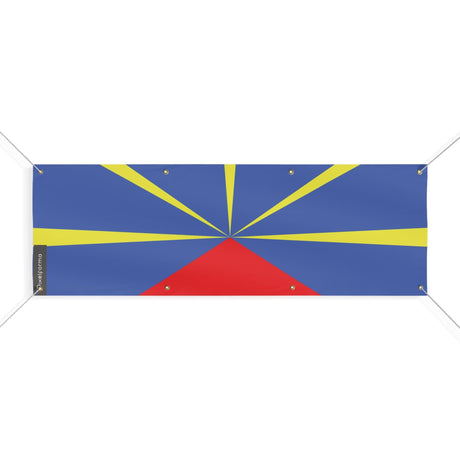 Drapeau de La Réunion 8 Oeillets en plusieurs tailles - Pixelforma