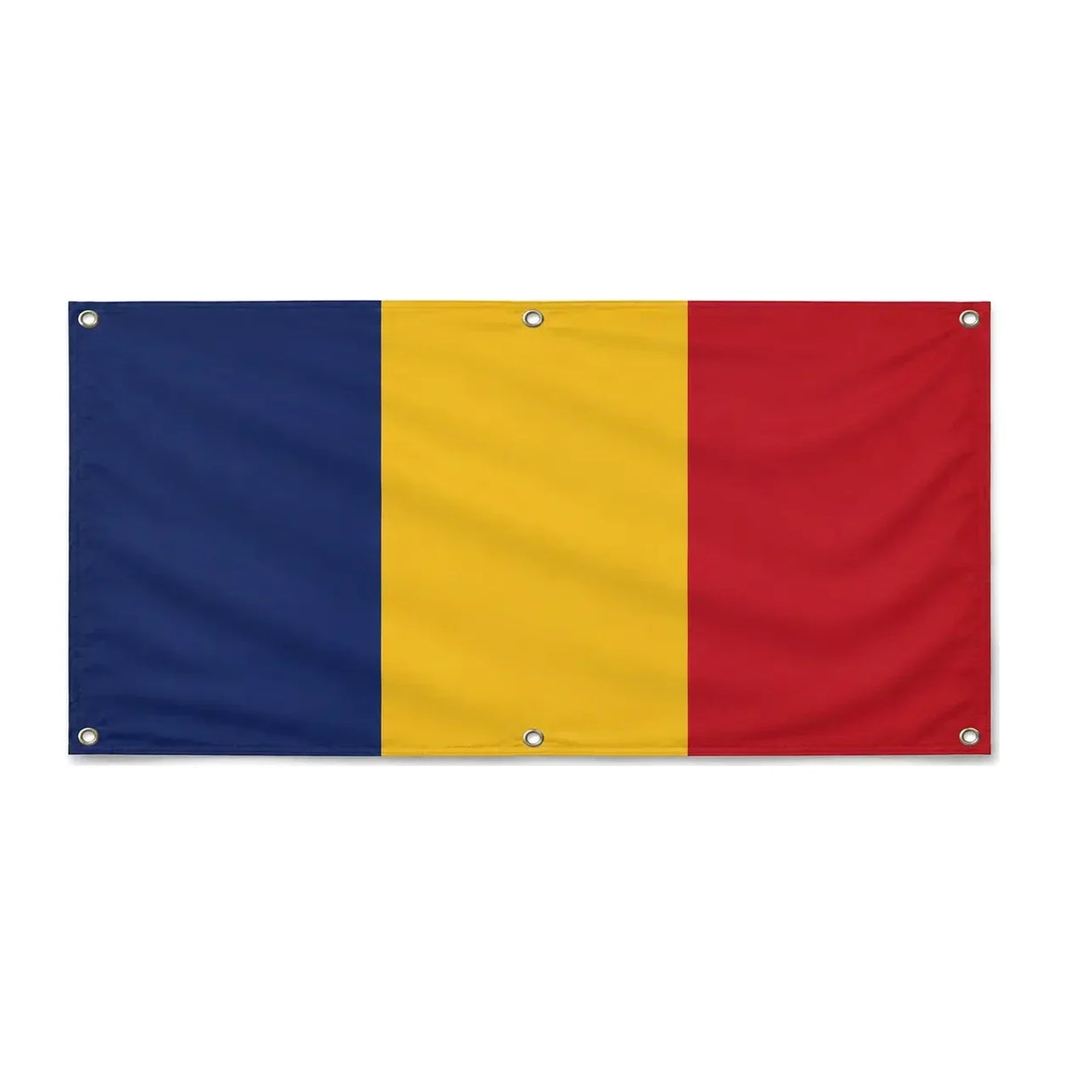 Drapeau roumanie polyester résistant aux intempéries