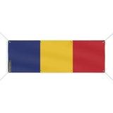 Drapeau de la Roumanie 8 Oeillets en Plusieurs Tailles (L) - Pixelforma 