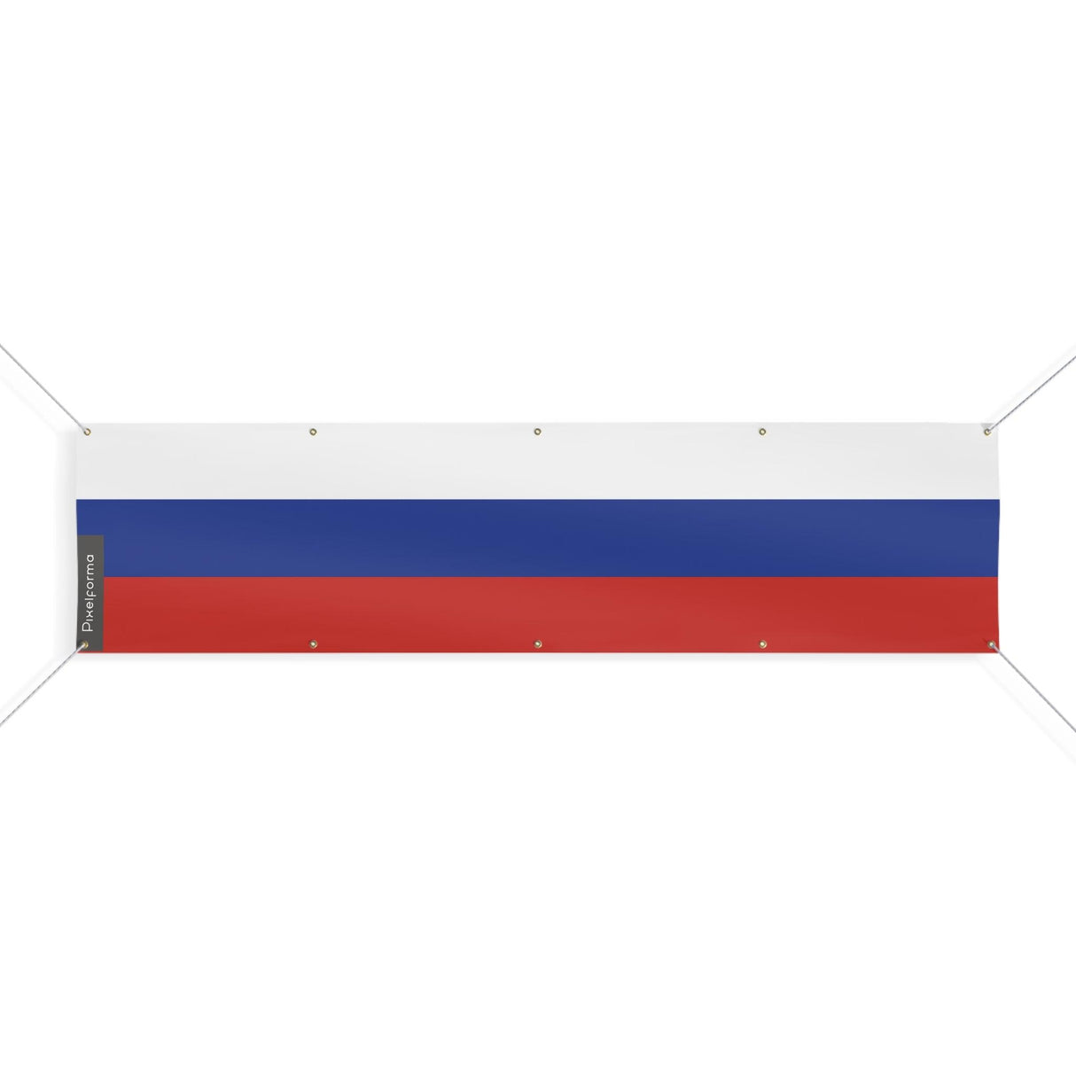 Drapeau de la Russie 10 Oeillets en plusieurs tailles - Pixelforma