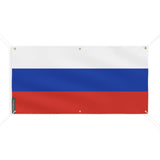 Drapeau de la Russie 6 Oeillets en Plusieurs Tailles (M) - Pixelforma 