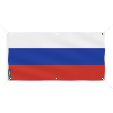 Drapeau de la Russie 6 Oeillets en plusieurs tailles - Pixelforma