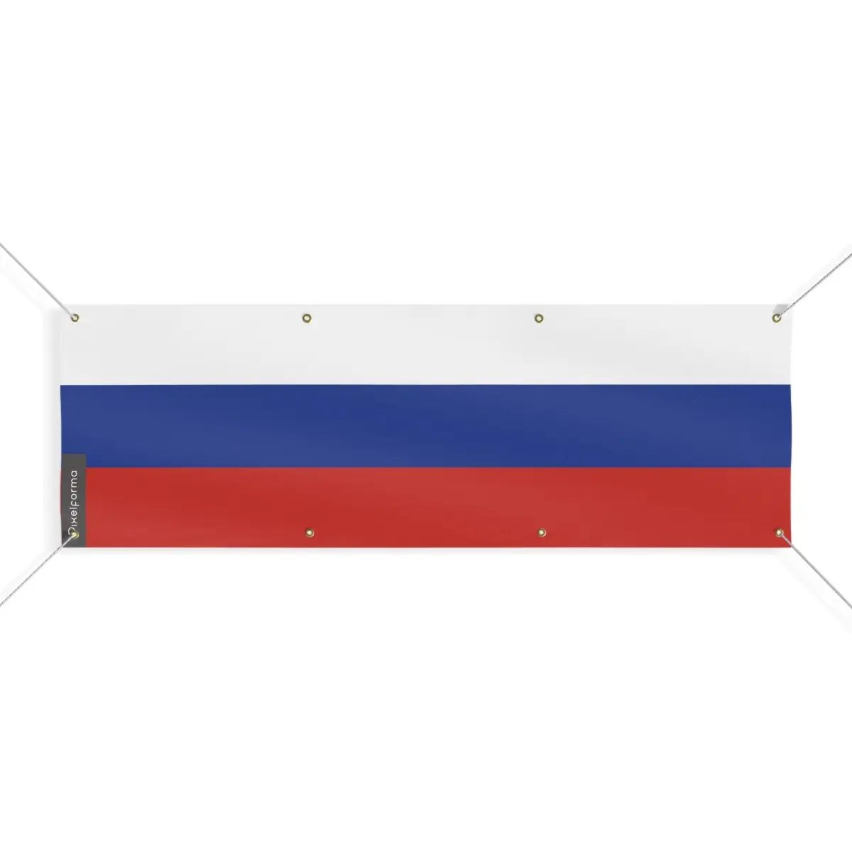 Drapeau de la Russie 8 Oeillets en Plusieurs Tailles (L) - Pixelforma 