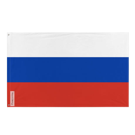 Flag of Russia in Multiple Sizes 100% Polyester Print with Double Hem - Pixelforma