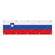 Drapeau de la Slovénie grand format XL en polyester avec dix œillets