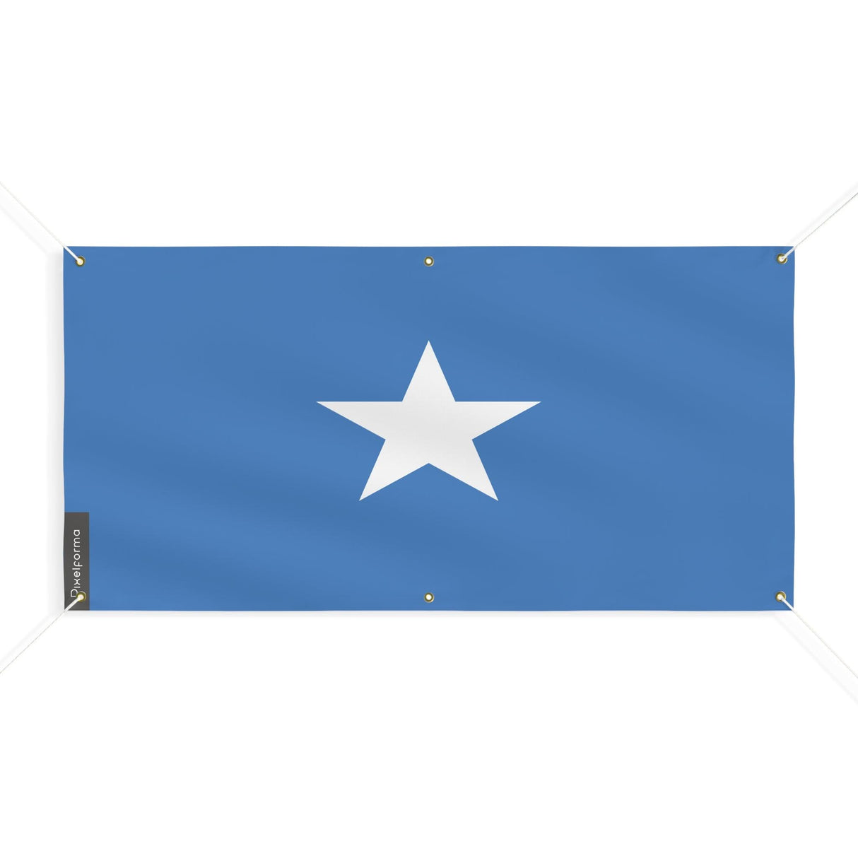 Drapeau de la Somalie 6 Oeillets en plusieurs tailles - Pixelforma