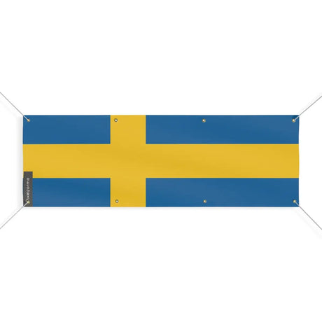 Drapeau de la suède 8 oeillets en plusieurs tailles (l) - pixelforma