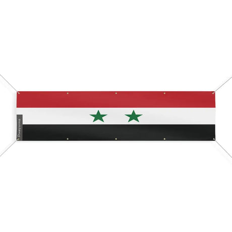 Drapeau de la Syrie 10 Oeillets en Plusieurs Tailles (XL) - Pixelforma 