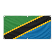 Drapeau tanzanie polyester résistant pour extérieur durable