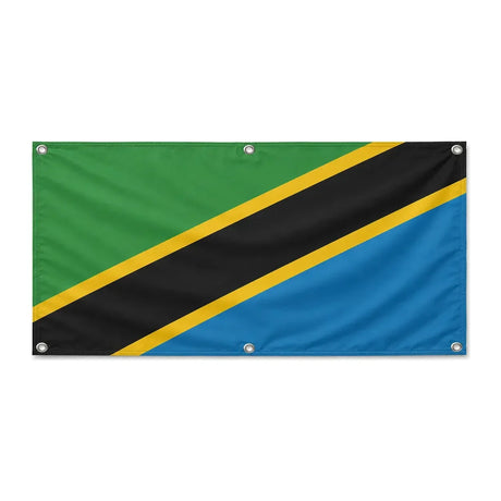Drapeau tanzanie polyester résistant pour extérieur durable