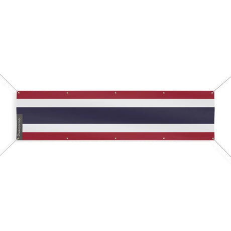 Drapeau de la Thaïlande 10 Oeillets en Plusieurs Tailles (XL) - Pixelforma 