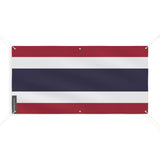 Drapeau de la thaïlande 6 oeillets en plusieurs tailles (m) - pixelforma