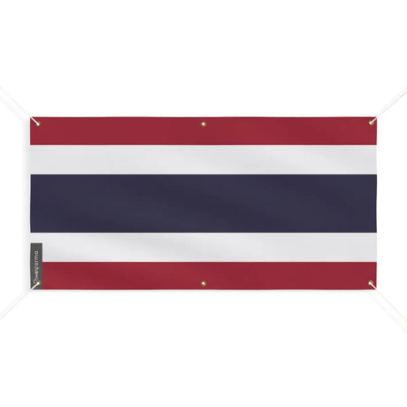 Drapeau de la thaïlande 6 oeillets en plusieurs tailles (m) - pixelforma