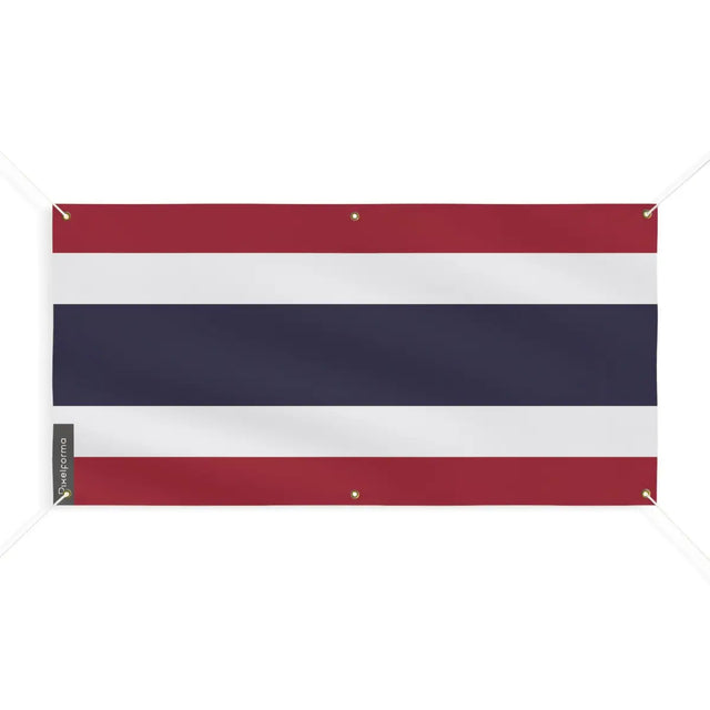 Drapeau de la thaïlande 6 oeillets en plusieurs tailles (m) - pixelforma