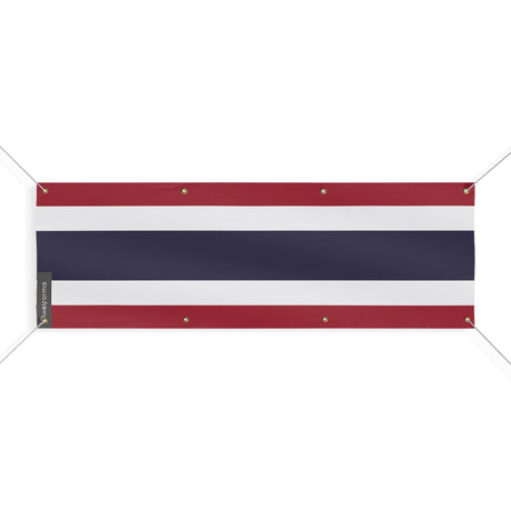 Drapeau de la Thaïlande 8 Oeillets en plusieurs tailles - Pixelforma