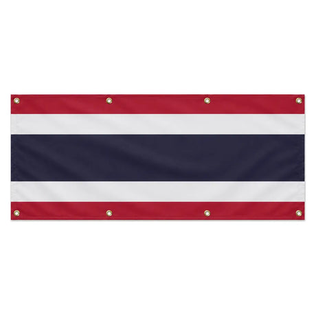 Drapeau thaïlande polyester résistant usage extérieur