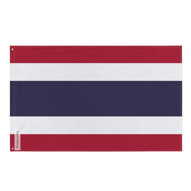 Drapeau de la Thaïlande en plusieurs tailles 100 % polyester Imprimer avec Double ourlet - Pixelforma