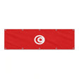Drapeau de la Tunisie grand format XL en polyester avec dix œillets