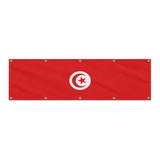 Drapeau de la Tunisie grand format XL en polyester avec dix œillets