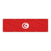 Drapeau de la Tunisie grand format XL en polyester avec dix œillets