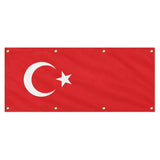 Drapeau tunisie polyester résistant usage extérieur durable