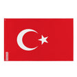 Turkey Flag in Multiple Sizes 100% Polyester Print with Double Hem - Pixelforma