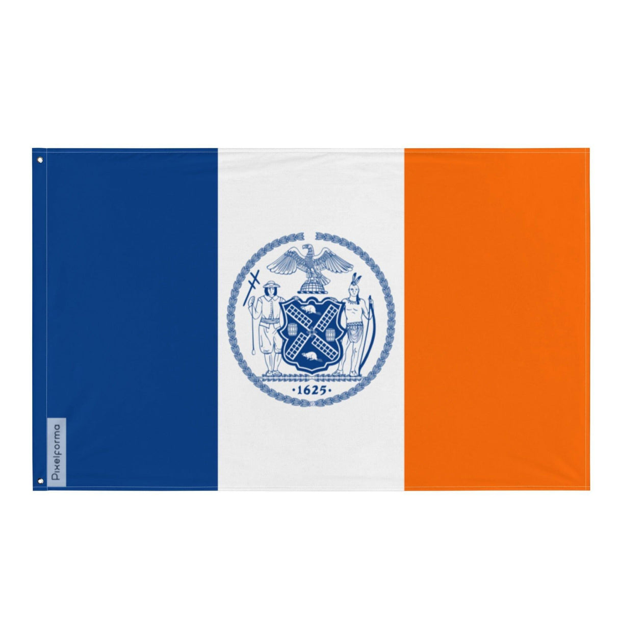 Drapeau de la ville de New York en plusieurs tailles 100 % polyester Imprimer avec Double ourlet - Pixelforma