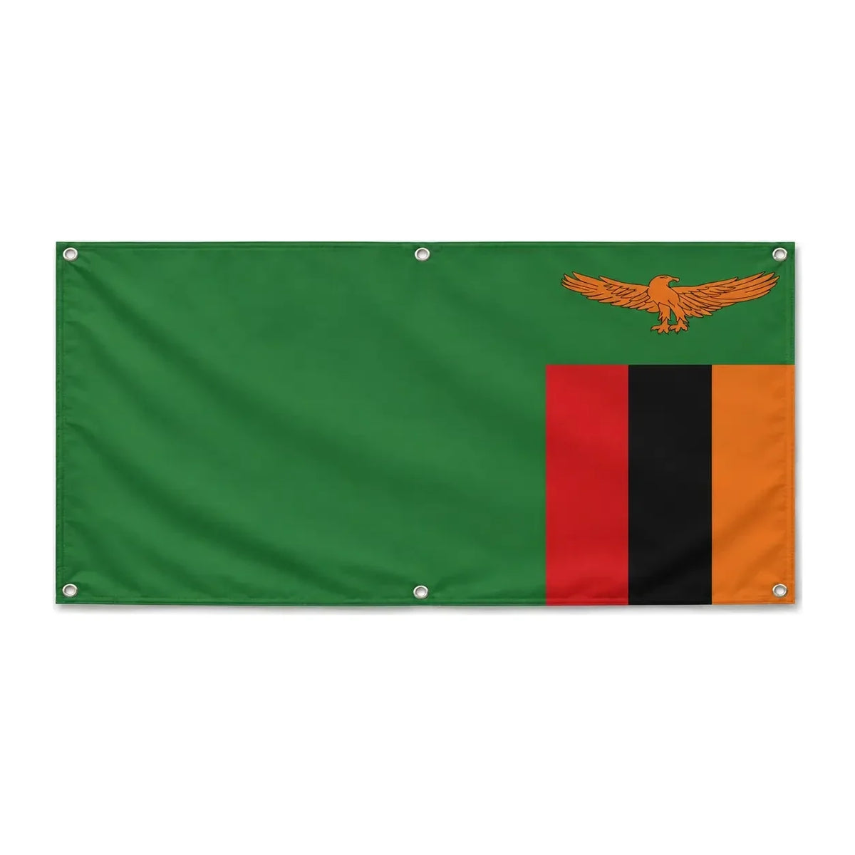 Drapeau zambie polyester résistant pour usage extérieur