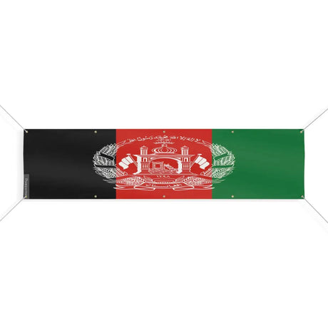 Drapeau de l'Afghanistan 10 Oeillets en Plusieurs Tailles (XL) - Pixelforma 