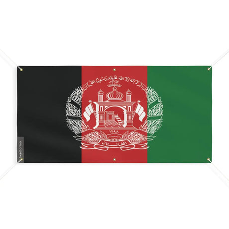 Drapeau de l'Afghanistan 6 Oeillets en Plusieurs Tailles (M) - Pixelforma 