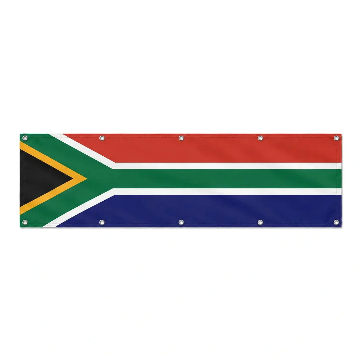 Drapeau de l'Afrique du Sud grand format XL en polyester avec dix œillets