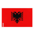 Drapeau albanie polyester résistant avec œillets à gauche