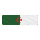 Drapeau de l'Algérie grand format XL en polyester avec dix œillets